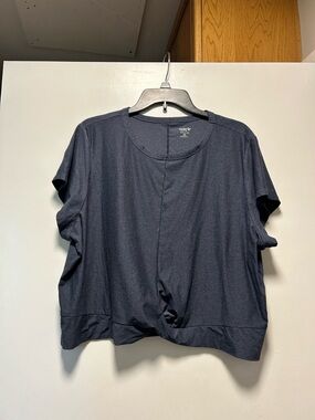 Old Navy Twist-Hem Short Sleeve Tee - Navy